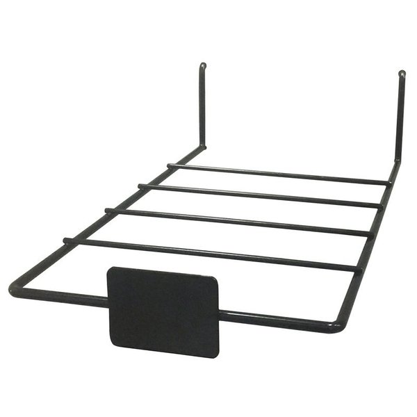 Wiremasters 4-23/32 in. H X 7-1/4 in. W X 13-1/32 in. L Black Shelf Bracket Holder Metal 9182